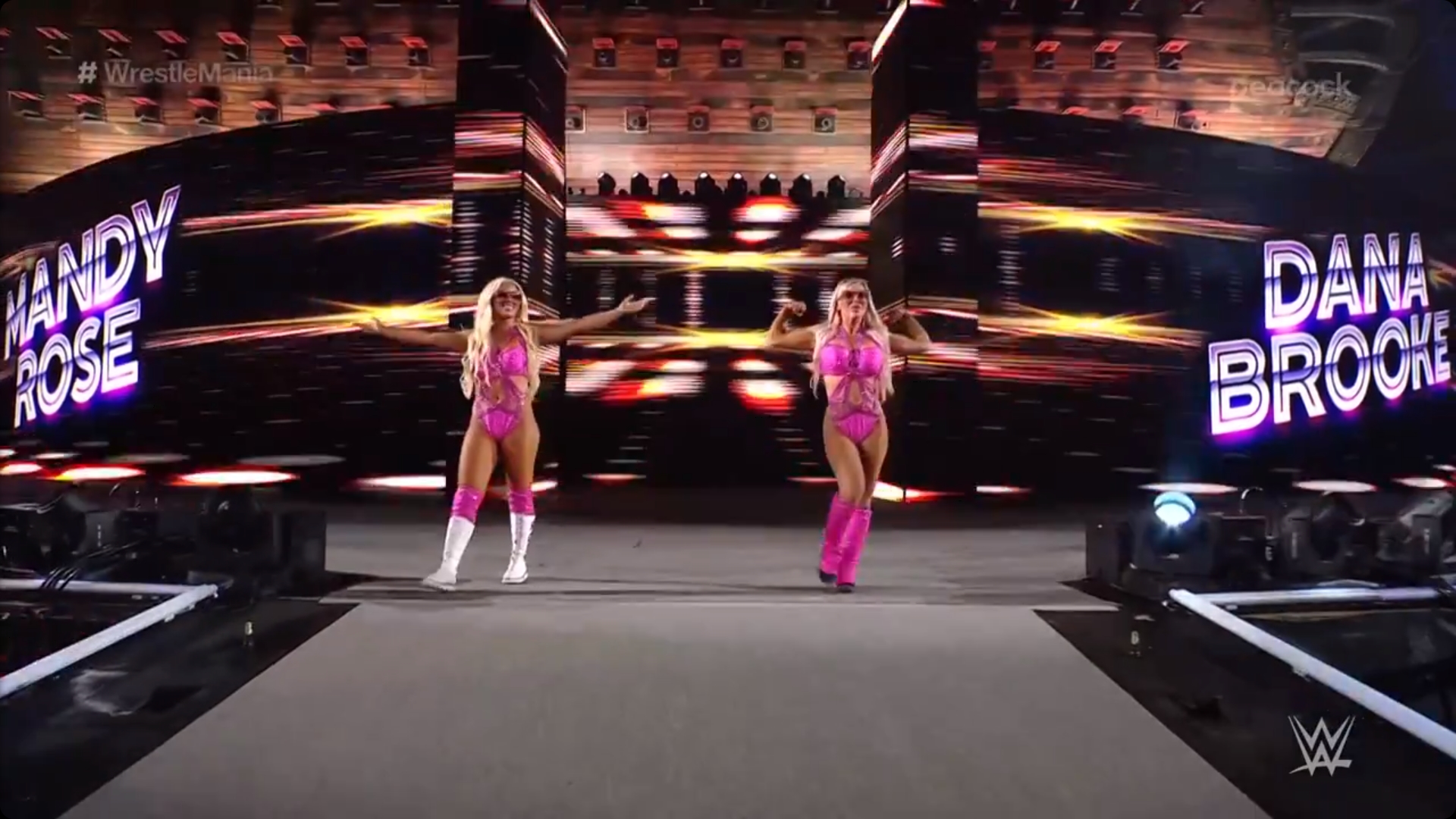 ...The Riott Squad vs. Carmella and Billie Kay vs. Natalya and Tamina Snuka...
